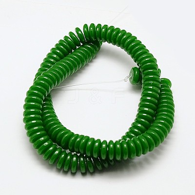Imitation Amber Resin Heishi Beads Strands RESI-A009G-8mm-1