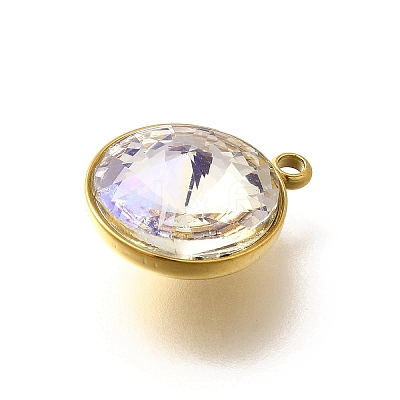 304 Stainless Steel Pendants STAS-Q346-09G-10-1