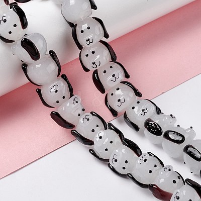 Handmade Lampwork Beads Strand LAMP-E028-02F-1