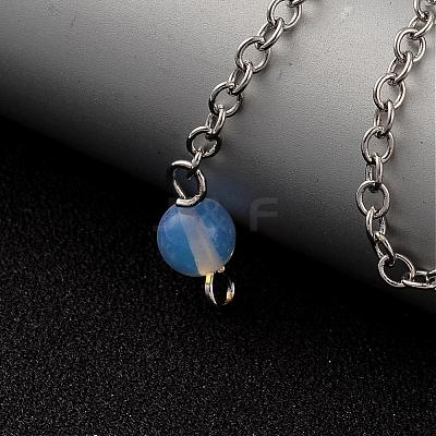 Opalite Sphere Dowsing Pendulums BJEW-E292-A11-1
