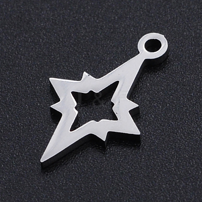 Non-Tarnish 201 Stainless Steel Laser Cut Pendants STAS-S105-T906-1-1