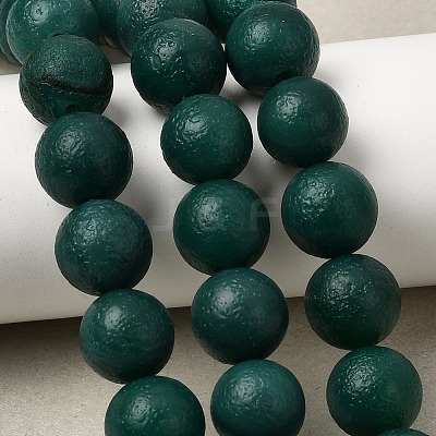 Natural Agate Beads Strands G-P614-12mm-01-1