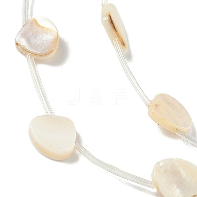 Natural Freshwater Shell Beads Strands SHEL-K006-52B-1