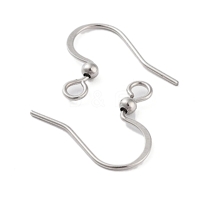 Tarnish Resistant 316 Surgical Stainless Steel Earring Hooks X-STAS-P220-13P-1