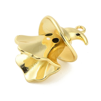 Halloween Brass Enamel Pendants KK-F915-01B-G-1