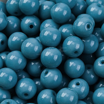 Opaque Colours Glass Seed Beads SEED-Z004-P8MM-07-1