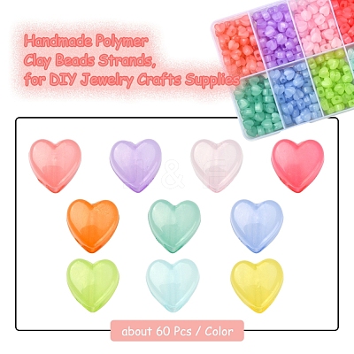 600Pcs 10 Colors Imitation Jelly Acrylic Beads MACR-YW0001-82-1