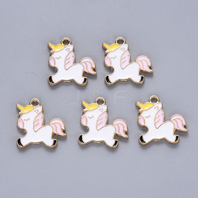 Alloy Enamel Pendants X-ENAM-N054-013B-1