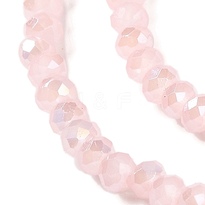 Baking Electroplate Glass Beads Strands X-DGLA-A039-J2MM-B14-1