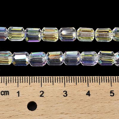 Electroplate Glass Beads Strands EGLA-D030-19Q-1
