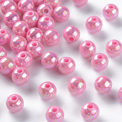 Opaque Acrylic Beads X-MACR-S370-D8mm-A02-1