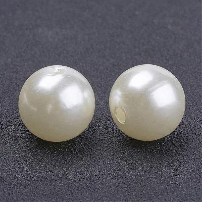 Imitated Pearl Acrylic Beads PACR-12D-12-1