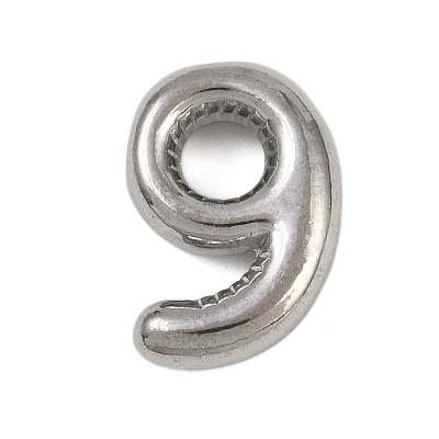 304 Stainless Steel Pendants STAS-P402-01P-09-1