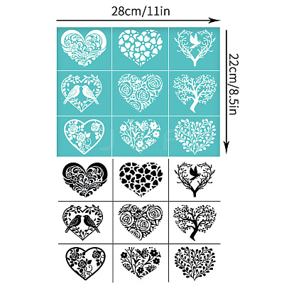 Self-Adhesive Silk Screen Printing Stencil DIY-WH0638-044-1