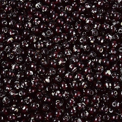Picasso Baking Paint Glass Seed Beads SEED-N007-35L-1
