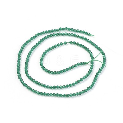 Transparent Glass Beads Strands GLAA-F094-A17-1
