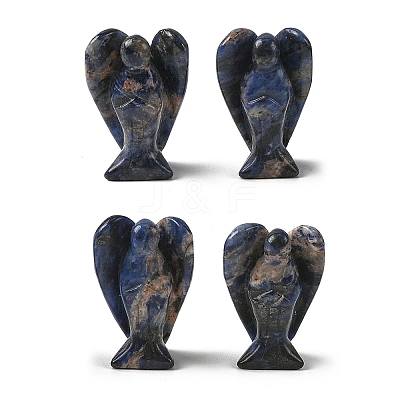 Natural Sodalite Carved Angle Figurines GG-CBA9C2C-A33-1