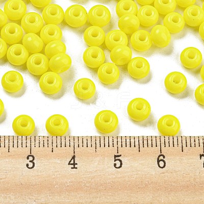 Imitation Jade 3/0 Glass Seed Beads SEED-Z001-A-B17-1