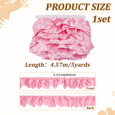 5 Yards Satin Ribbons SRIB-FG0001-32B-1