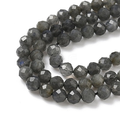 Natural Labradorite Beads Strands G-L622-C03-4mm-1