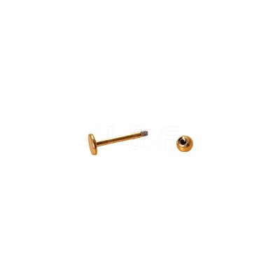 G23 Titanium Round Ball Internally Threaded Labrets WGFD71D-19-1