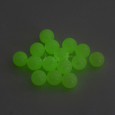 Luminous Acrylic Round Beads LACR-R002-12mm-01-1