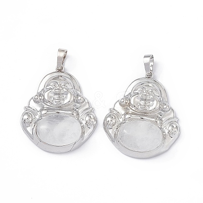 Natural Quartz Crystal Pendants G-H283-01W-1