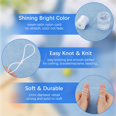 2 Rolls Nylon Thread LW-SP0001-02A-1