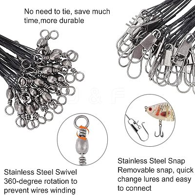 Steel Fishing Wire Leaders FIND-FH0001-02A-1
