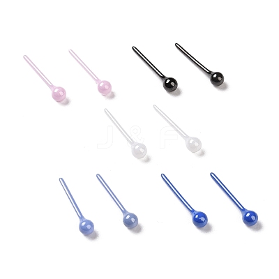 Hypoallergenic Bioceramics Zirconia Ceramic Stud Earrings EJEW-Z023-11-1