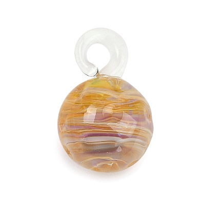Handmade Lampwork Pendants LAMP-Q005-07-1