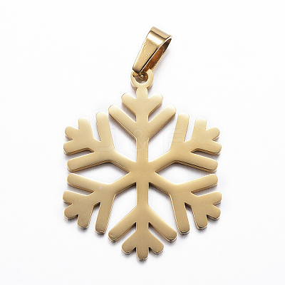 Ion Plating(IP) 304 Stainless Steel Pendants STAS-K162-009G-1