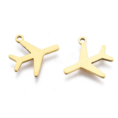 Ion Plating(IP) 201 Stainless Steel Pendants STAS-T044-265G-1