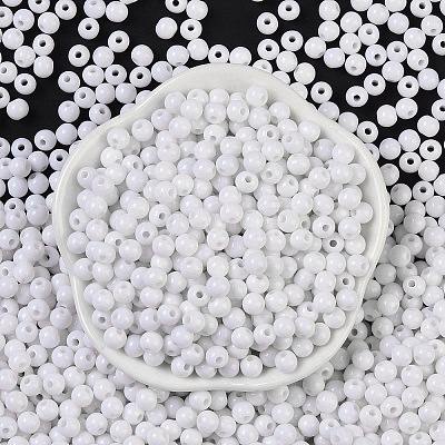 Opaque Acrylic Beads SACR-A007-01C-17-1