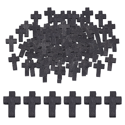200Pcs Wood Pendants WOOD-SC0001-36A-1
