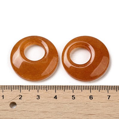 Natural Red Aventurine Pendants G-T122-76E-1