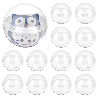 300Pcs Plastic Vending Machine Egg Capsules AJEW-PH0008-57-1