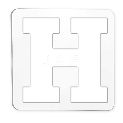 Acrylic Earring Handwork Template TOOL-WH0156-003-1