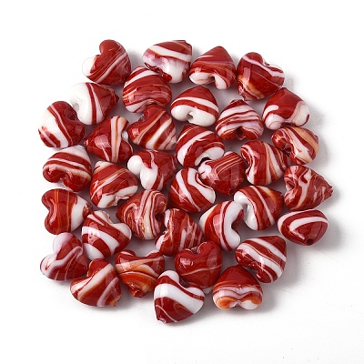 Handmade Lampwork Beads Strands LAMP-YW0002-02B-1