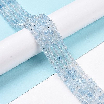 Natural Aquamarine Beads Strands G-E194-16-1