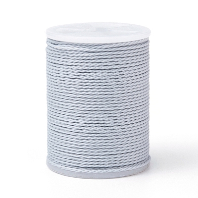 Round Waxed Polyester Cord X-YC-G006-01-1.0mm-33-1
