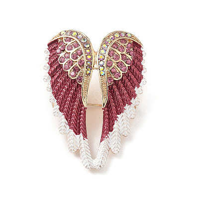 Alloy Rhinestone Brooches for Backpack Clothes JEWB-M068-02G-01-1