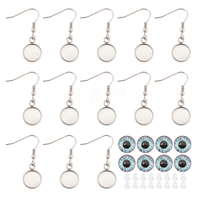 DIY Gragon Eye Dangle Earring Making Kit DIY-DC0001-69-1