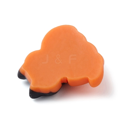 Halloween Opaque Resin Cabochons CRES-B010-01A-10-1