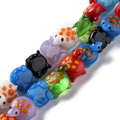Handmade Lampwork Beads LAMP-F020-04-1