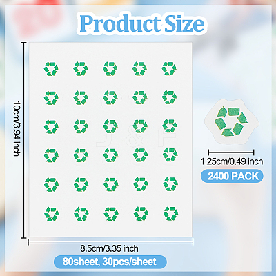 Round Dot PVC Decorative Stickers DIY-WH0423-008-1