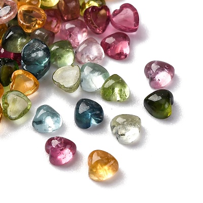 Natural Multicolor Tourmaline Cabochons G-I295-05C-14A-1