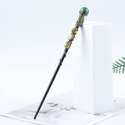 Synthetic Malachite Magic Wand PW-WG11250-08-1