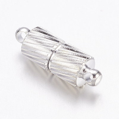 Brass Magnetic Clasps with Loops MC001NF-S-1