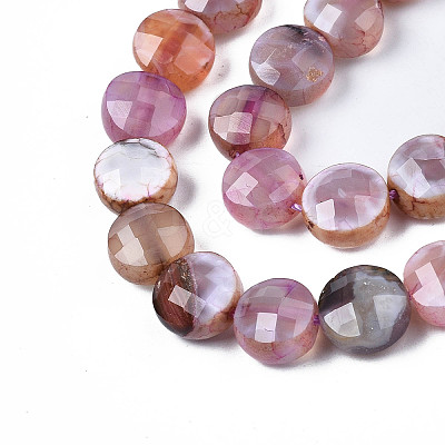 Synthetic Fire Crackle Agate Beads Strands G-S359-372-01-1